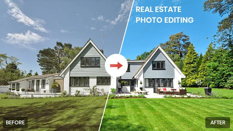 Real Estate Editing Before and after United Kingdom