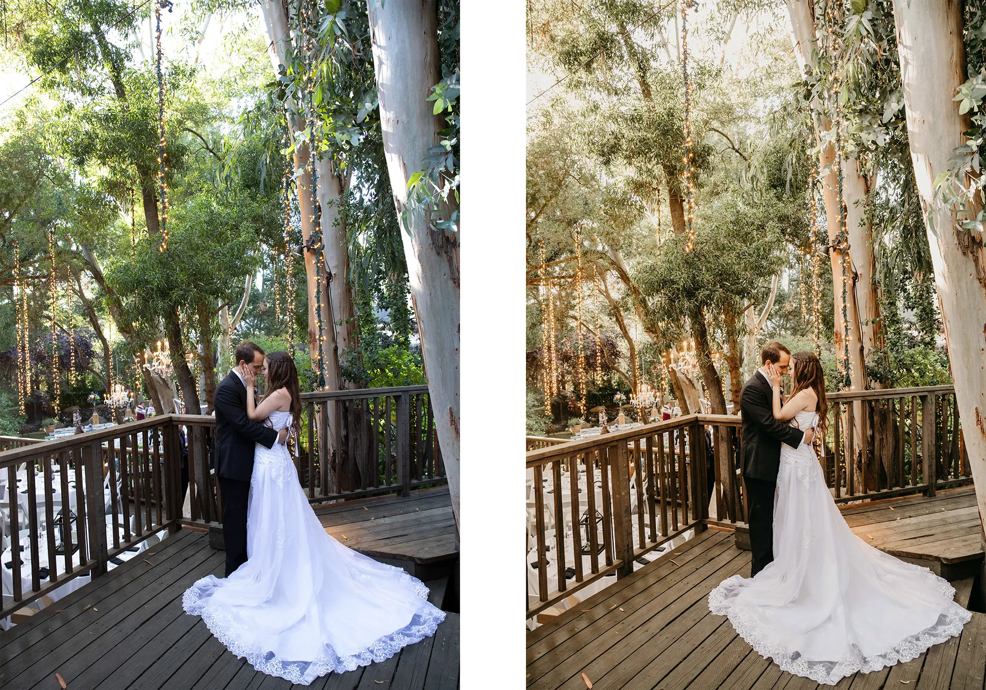 Color Correction - Post Production Services for Wedding Photographers