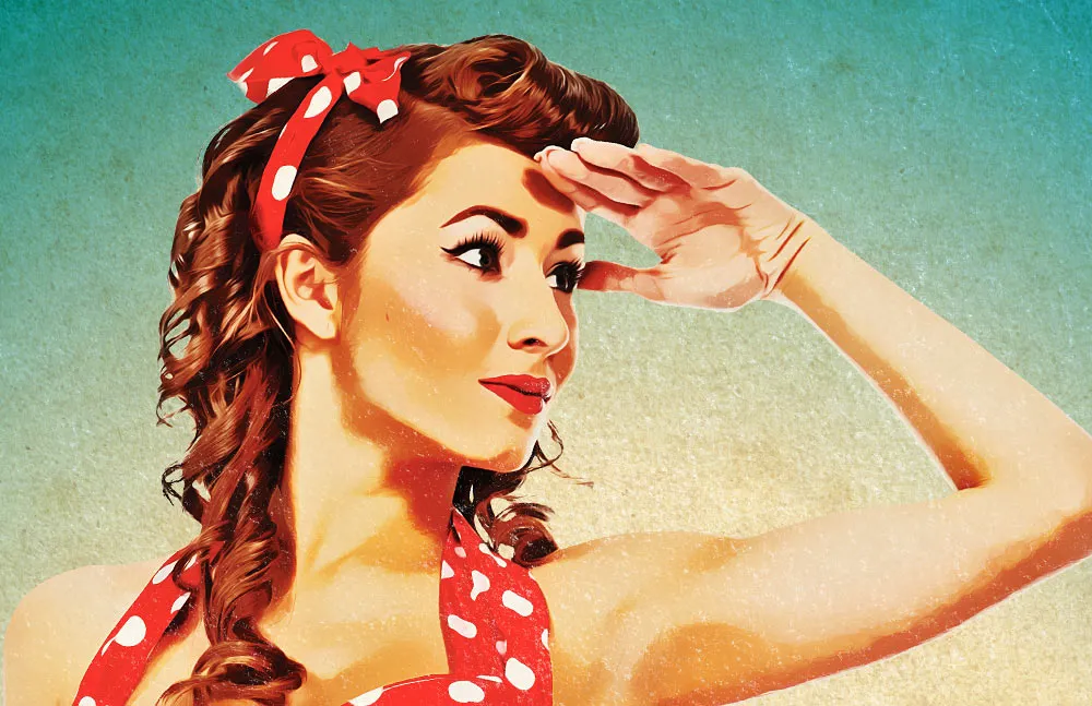 Pin up effect